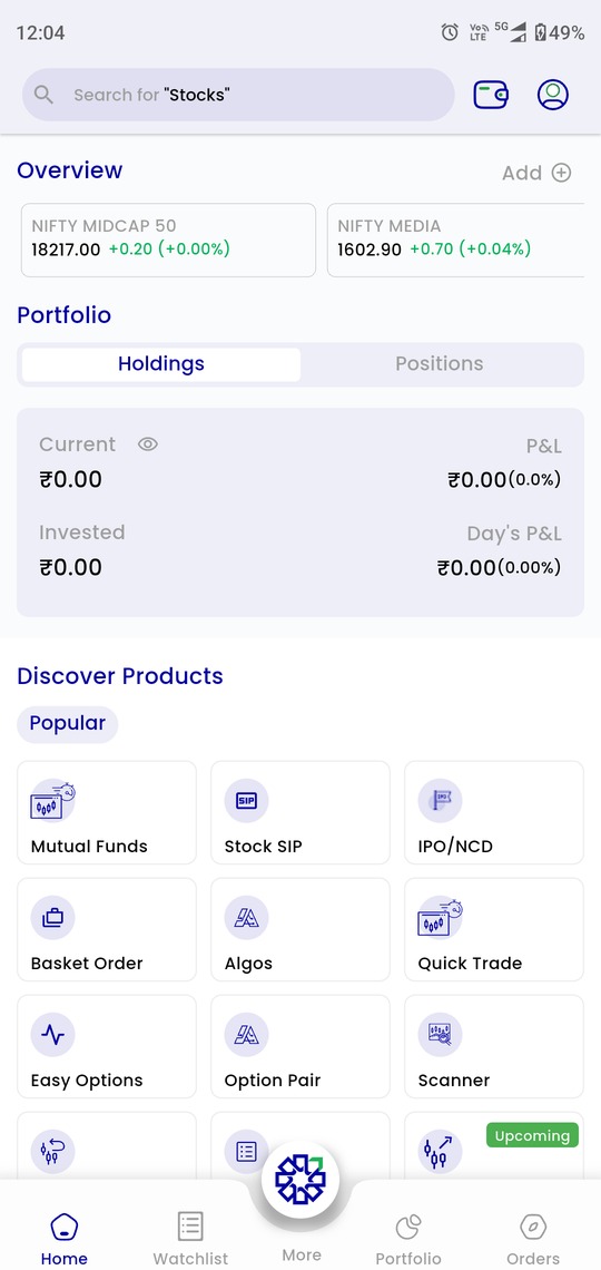 Investor mobile trading and investment platform